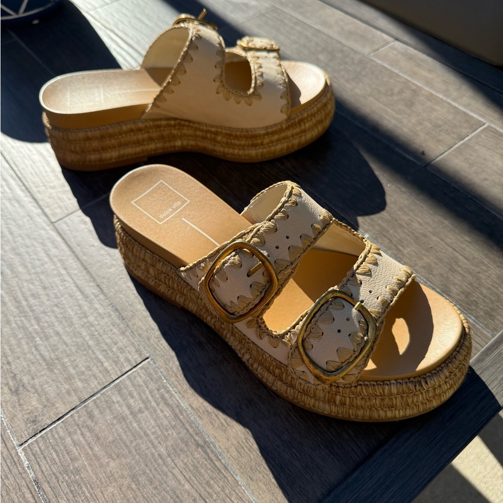 Time for Spring Break!!! Dolce Vita Wanika Platform Sandals.